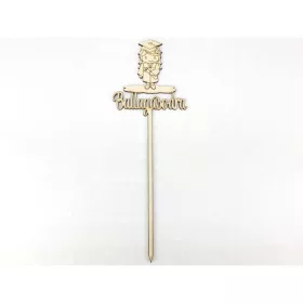   Natúr fa - Beszúrós felirat "Ballagásodra" lány