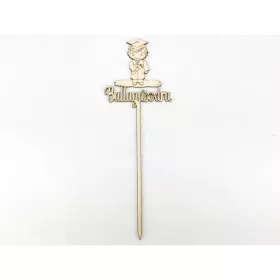   Natúr fa - Beszúrós felirat "Ballagásodra" fiú