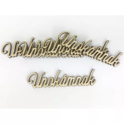 Natúr fa - "Unokámnak" felirat 5db/csomag
