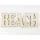 Natúr fa- "Beach" felirat 6x16cm
