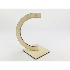 Natúr fa - Gömbtartó íves 11x15,5cm