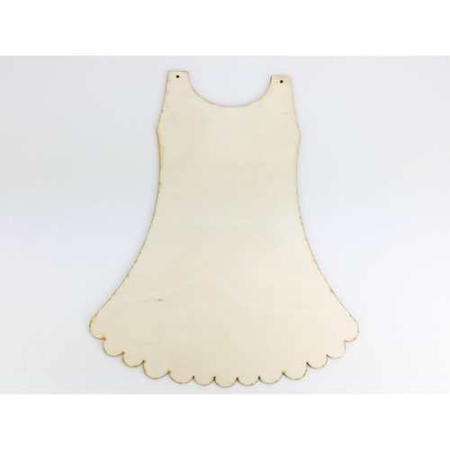 Natúr fa - Bébi kislány ruha 24x30cm