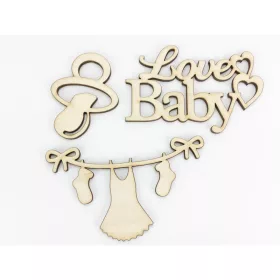 Natúr fa - "Love Baby" csomag 3db/csomag