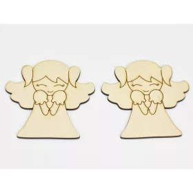Natúr fa - Cuki angyalka 10cm 2db/csomag
