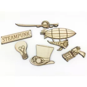 Natúr fa - STEAMPUNK csomag 6db/csomag