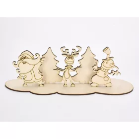 Natúr fa - Karácsonyi buli az erdőben talpas