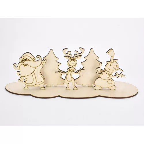 Natúr fa - Karácsonyi buli az erdőben talpas