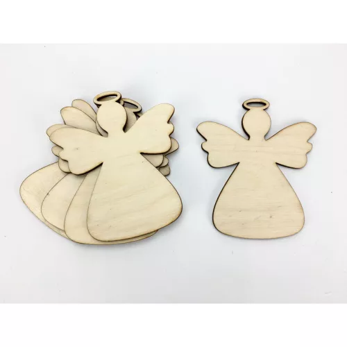 Natúr fa - Angyal 8,5x10cm 5db/csomag