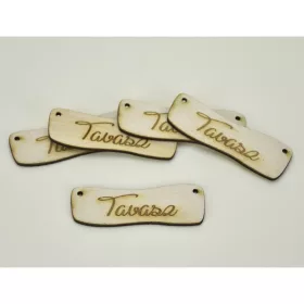   Natúr fa - " Tavasz"  hullámos tábla 2,4x7cm 5db/csomag