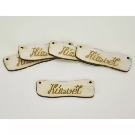   Natúr fa - " Húsvét "  hullámos tábla 2,4x7cm 5db/csomag