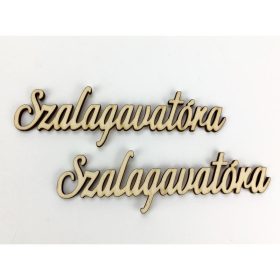   Natúr fa - " Szalagavatóra " felirat 4,3x14,5cm 2db/csomag