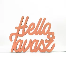 Lazac "Helló Tavasz" felirat 8,5x11cm