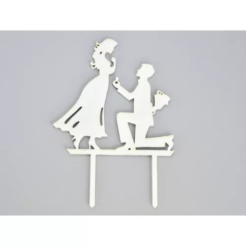 Fa - Tortadísz lánykérés fehér