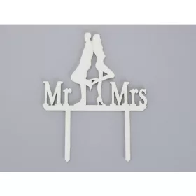 Fa - Tortadísz Mr&Mrs az igazi fehér