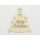 Natúr fa -"Merry Christmas" fenyőfa 13,5x15cm