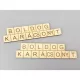 Natúr fa - "BOLDOG KARÁCSONYT" scrabble tábla 3x12cm 2db/csomag