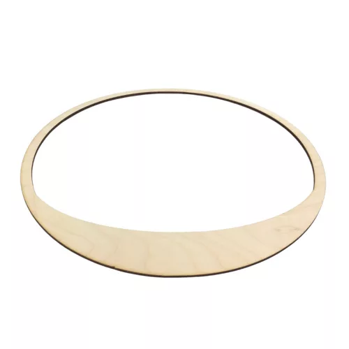 Natúr fa - Íves koszorú virág díszítéshez nagy 29cm