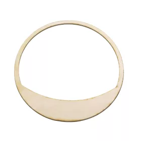   Natúr fa - Íves koszorú virág díszítéshez közepes 24,5cm