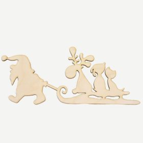 Natúr fa - Szánhúzó Mikulás alap