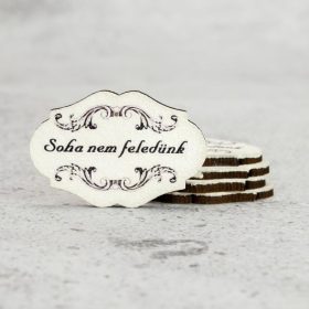 Nyomtatott dekorkarton - Soha nem feledünk 5db/cs