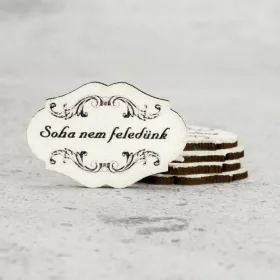 Nyomtatott dekorkarton - Soha nem feledünk 5db/cs
