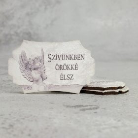 Nyomtatott dekorkarton - Szívünkben örökké élsz 3db/cs