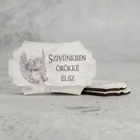 Nyomtatott dekorkarton - Szívünkben örökké élsz 3db/cs