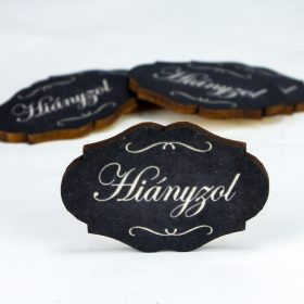 Nyomtatott dekorkarton - Hiányzol 5db/csomag