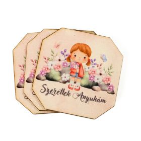 Nyomtatott dekorkarton - Szeretlek anyukám 3db