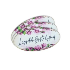   Nyomtatott dekorkarton - Legjobb osztályfőnök ovál tábla 3db