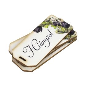   Nyomtatott dekorkarton - Hiányzol kegyelet scrapbook 5db/csomag