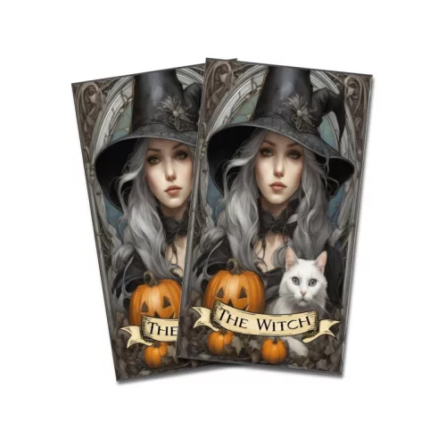 Nyomtatott fa tábla - Tábla Tarot kártya Boszi 2db/csomag