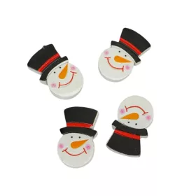 Cilinderes hóember fej öntapadós 4 db/csom