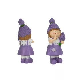 Levendula sapkás kislány 11,5cm