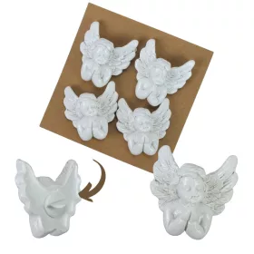 Kerámia imádkozó gyermek angyalkák 4db/csomag