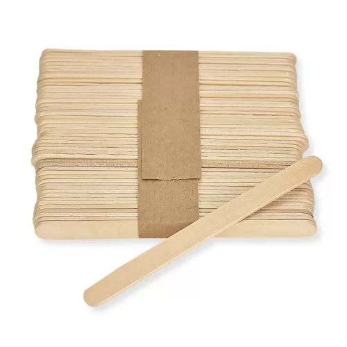 Fa spatula natúr 11x1cm 50db/csomag