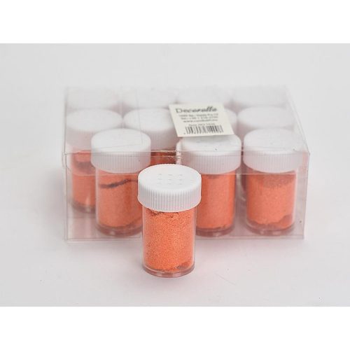 Csillámpor narancs 12db - OKOS ÁR! - KIFUTÓ