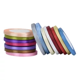Szatén szalag 6mm x 22méter - TÖBB SZÍNBEN
