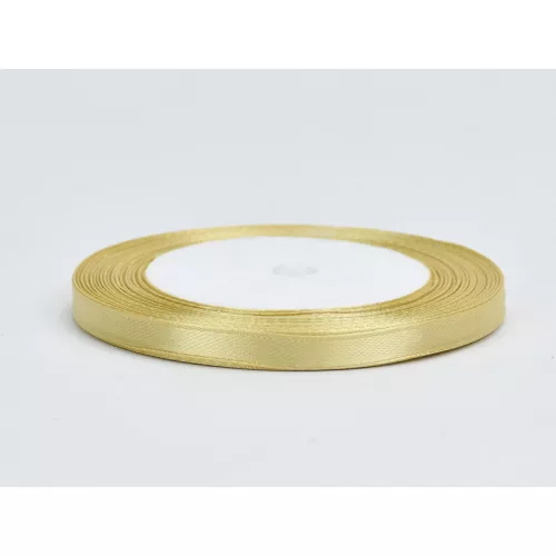 Arany szatén szalag 6mm x 22méter