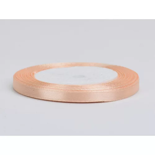 Barack szatén szalag 6mm x 22méter