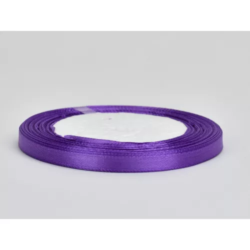 Sötétlila szatén szalag 6mm x 22méter