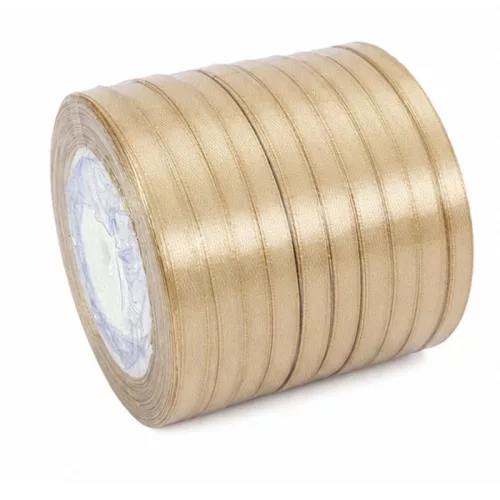 Tejeskávé szatén szalag 6mm*22m 10db - OKOS ÁR!