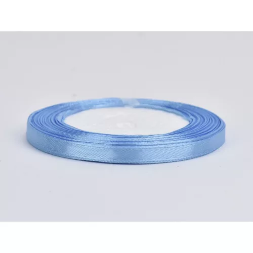 Világoskék szatén szalag 6mm x 22méter