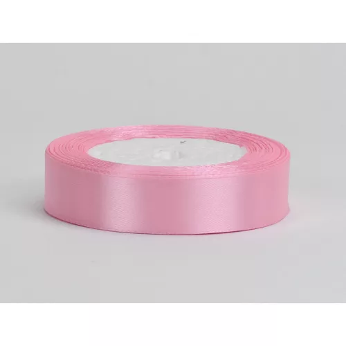 Rózsaszín szatén szalag 2cm x 22méter