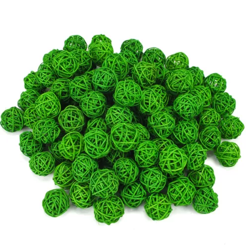 Vessző gömb zöld 3cm 100db/csomag - OKOSÁR!