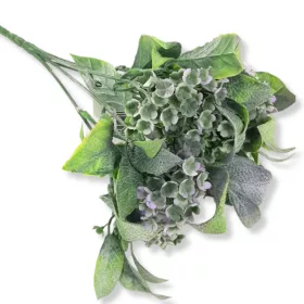 Lila korall virág csokor 2db/csomag