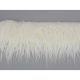 Kócos műszőrme fehér 10cm x 1,8méter