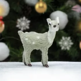 Őzike szürke prémium 10cm