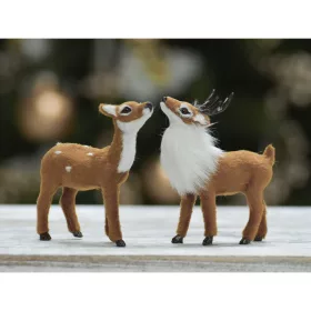 Bőgő szarvas aranybarna prémium 10cm