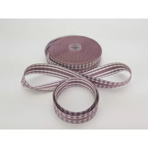 Kétoldalas szalag 2,5cm mályva 22,5méter